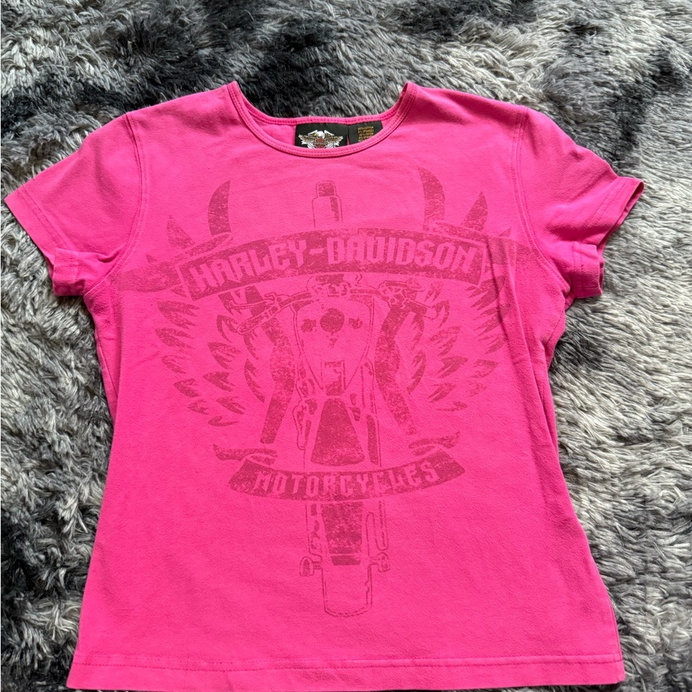 Harley-Davidson Pink Graphic Tee